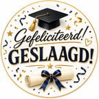 Geslaagd Taart /gebak