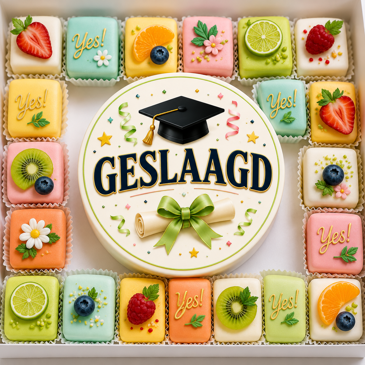 Geslaagd Taart /gebak