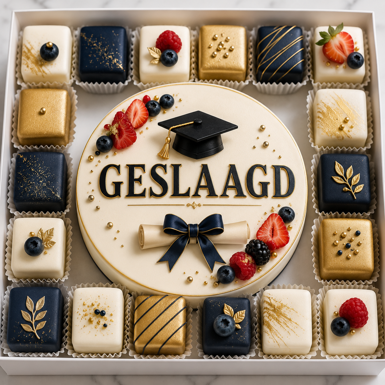 Geslaagd Taart /gebak